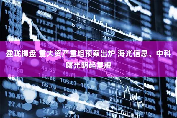 盈珑操盘 重大资产重组预案出炉 海光信息、中科曙光明起复牌
