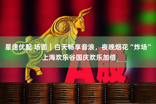 星速优配 场面｜白天畅享音浪，夜晚烟花“炸场” 上海欢乐谷国庆欢乐加倍